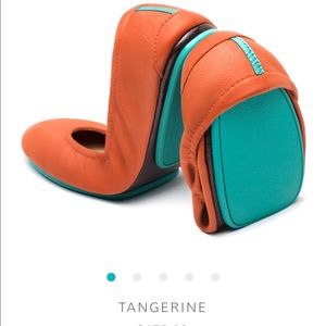 Tieks Tangerine size 7